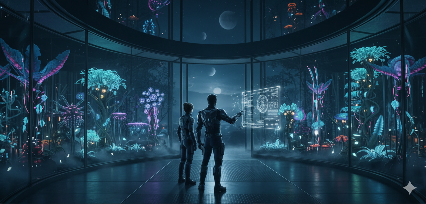 Modern workspace with an iMac displaying 'DO MORE'